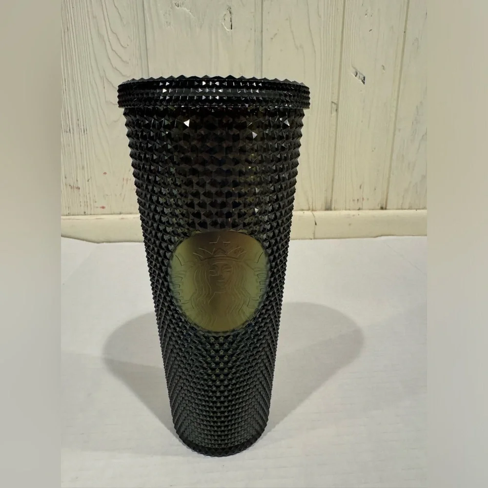 Starbucks Black Iridescent Studded Tumbler - 2020 (missing straw)